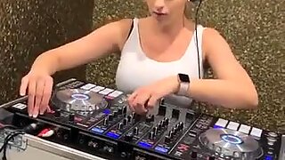 Hot mom playing music