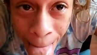New Cute Nerd Girl Blowjob Video