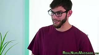 Kinky masseuse creampied