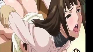 Brunette slut gets licked and fucked hard - Hentai.xxx