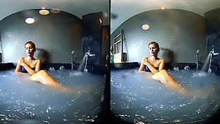 VRpussyVision.com - Wet finger games in the whirlpool Part 3