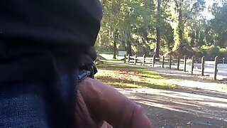 Pissing in the parking lot