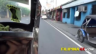 Alex places herself in doggystyle for tourist to squash her beaver