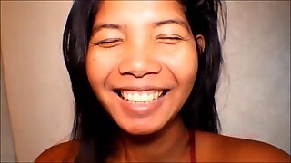 HD Tiny Thai Teen Heather Deep mom lactating milk from tits on cock