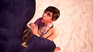 D-Fantasy 3 Captured Female Soldier